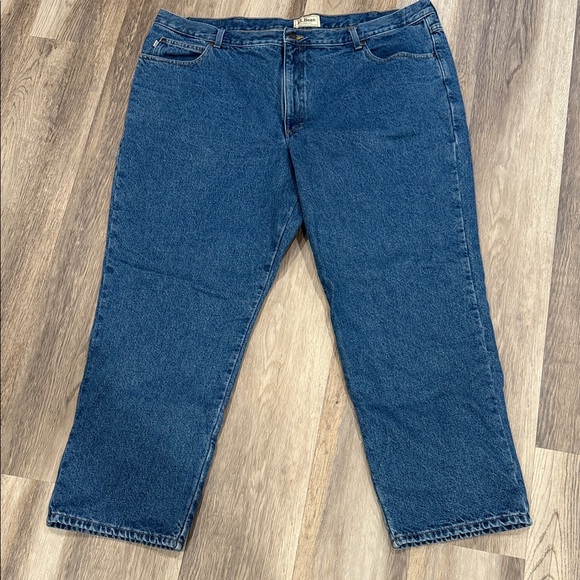 LLBean classic fit flannel lined jeans Size 46x30 - Picture 3 of 7